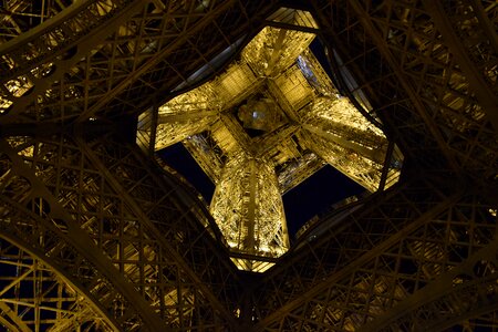 France eiffel tower lights photo