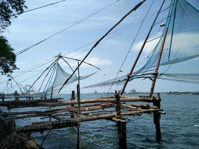 Nets waterfront backwaters photo