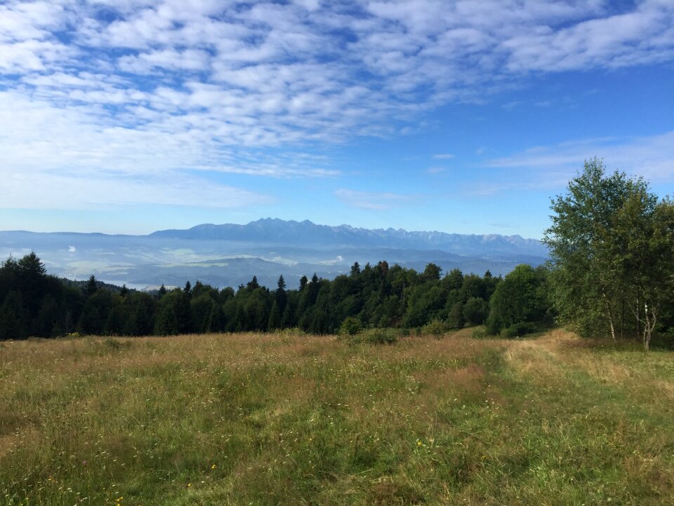 A view of the tatra mountains hot mountains