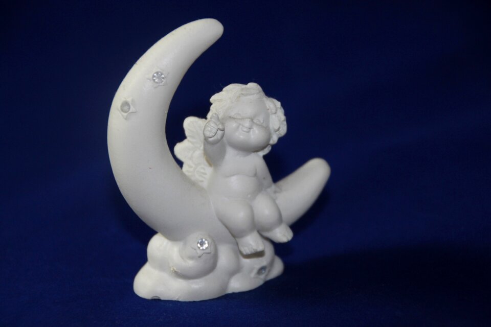 Figure decoration angel wings