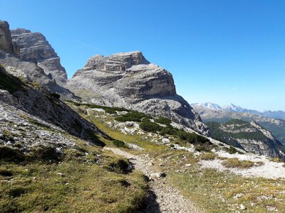 Alpine south tyrol alpine panorama photo