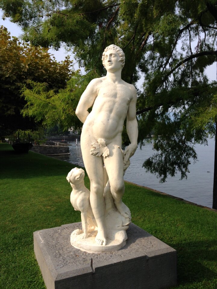 Naked man dog italy