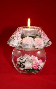 Candle ambience decoration photo