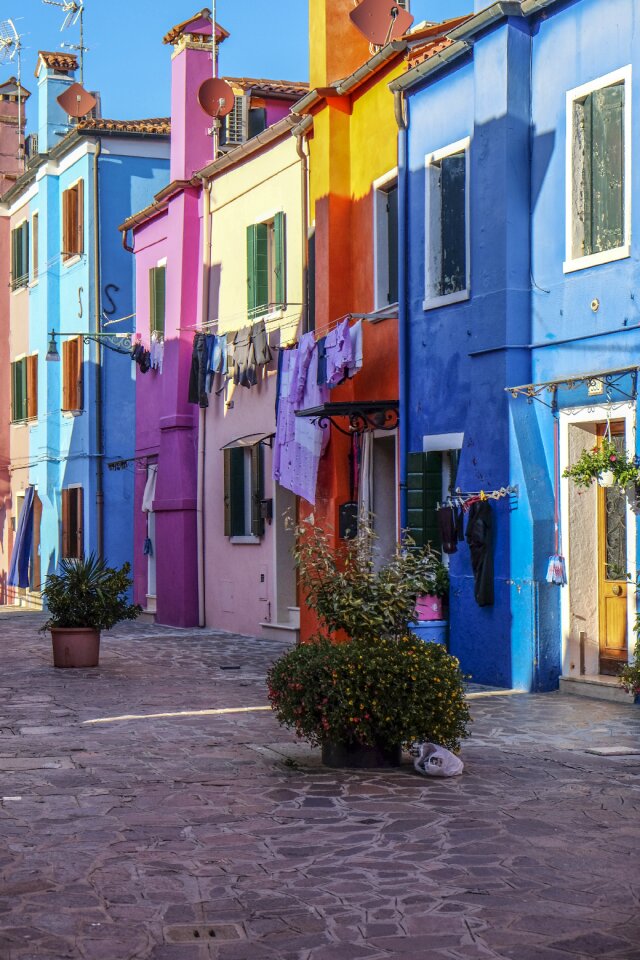 Colorful village island