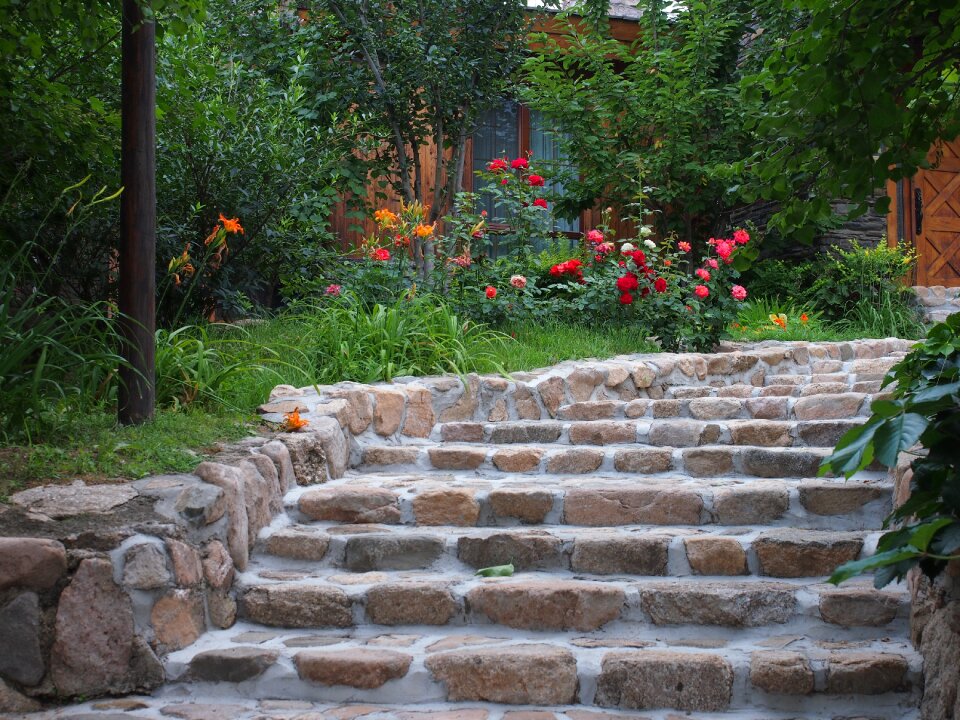 Stairs background stroll