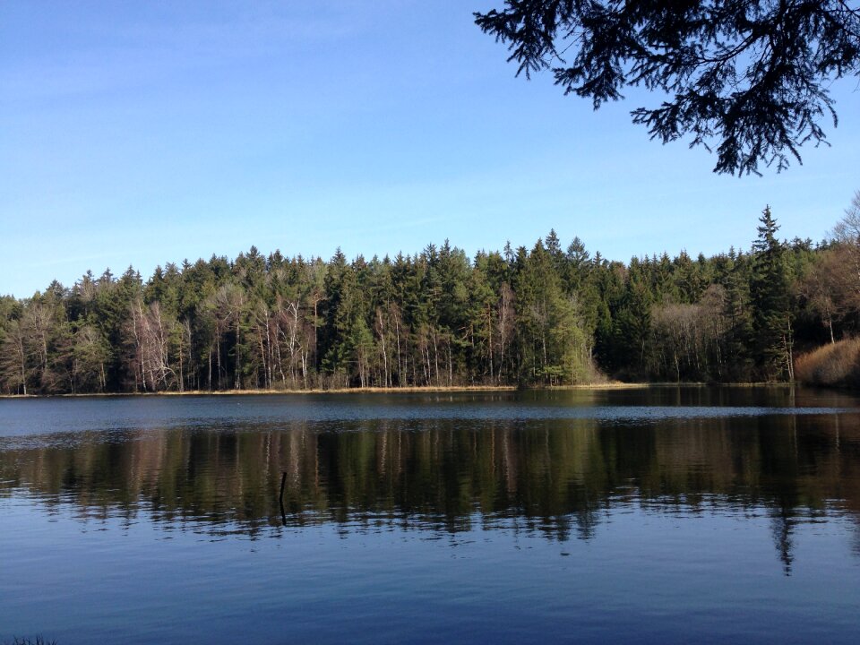 Water surface reflection