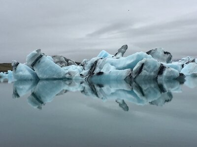 Iceberg iceland glacier photo