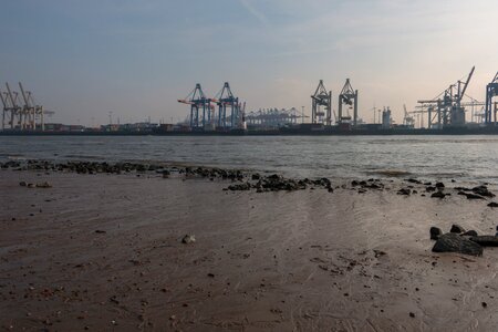 Port water port city