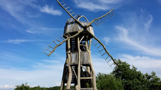 Wind mill art photo