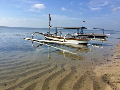 Indian ocean sea boat photo