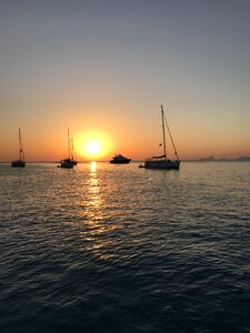 Boat water mediterranean photo