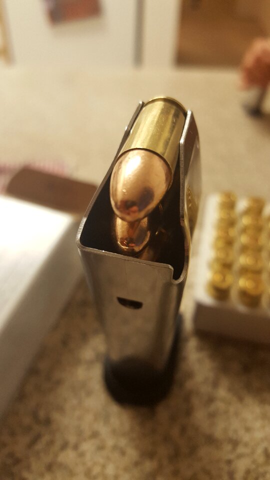 Clip magazine brown gun