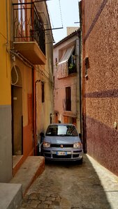 Narrow road sicily village