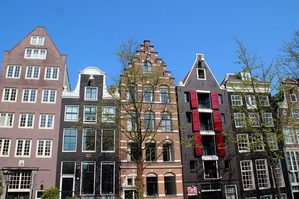 Multicolor building facade colors