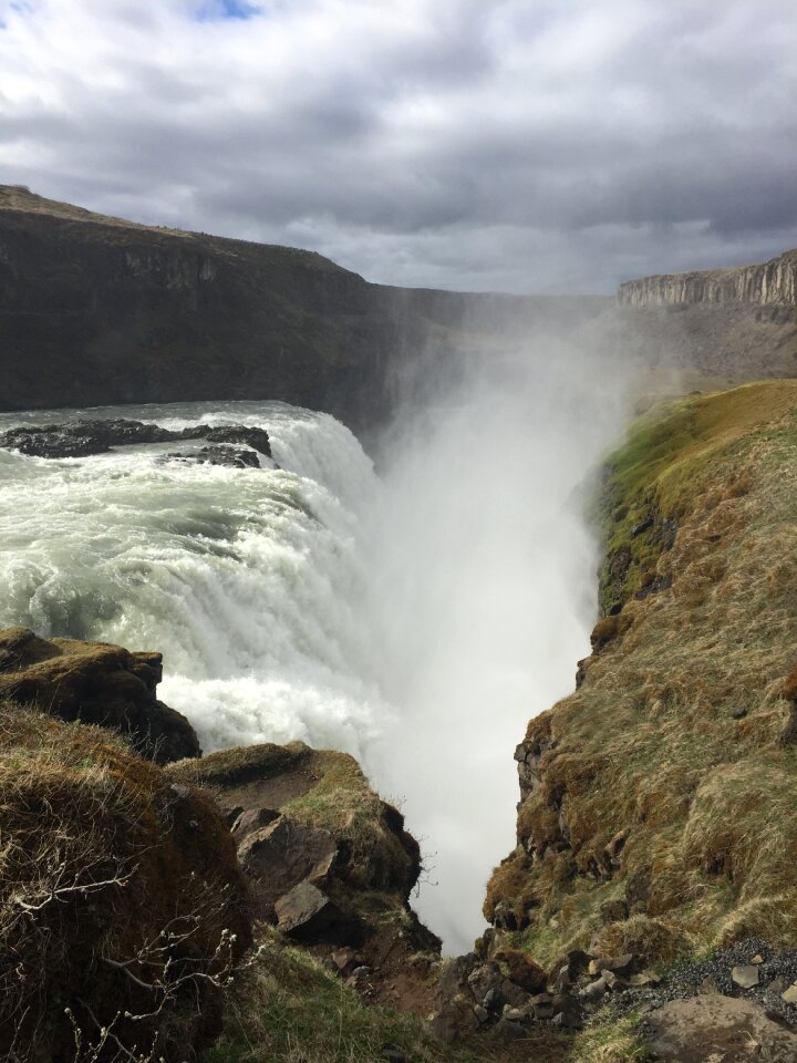 Gulfoss iceland cascade