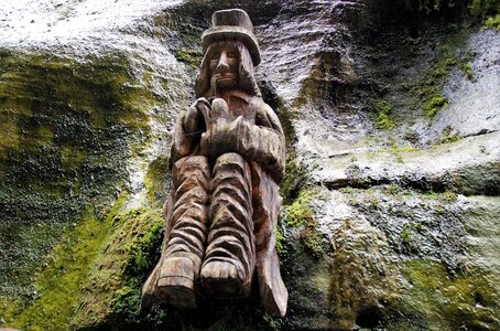 Czech republic sandstone rocks tourism photo