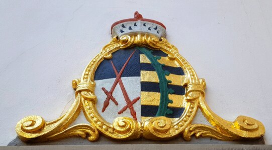 Coat of arms saxony gold