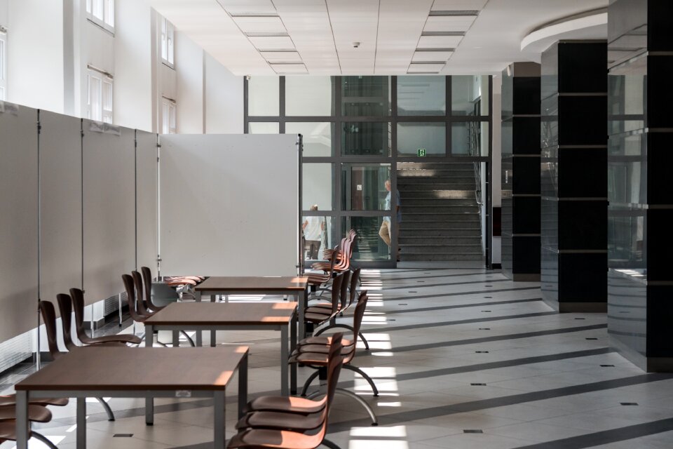 The interior of the kielce polytechnic university which