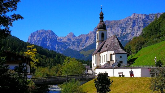 Ramsau berchtesgadener land church photo