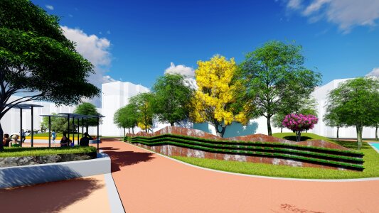 Community renderings perspective partial
