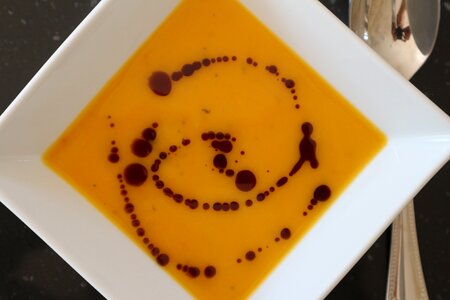 Warm pumpkin hokkaido