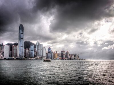 Hong asia cityscape