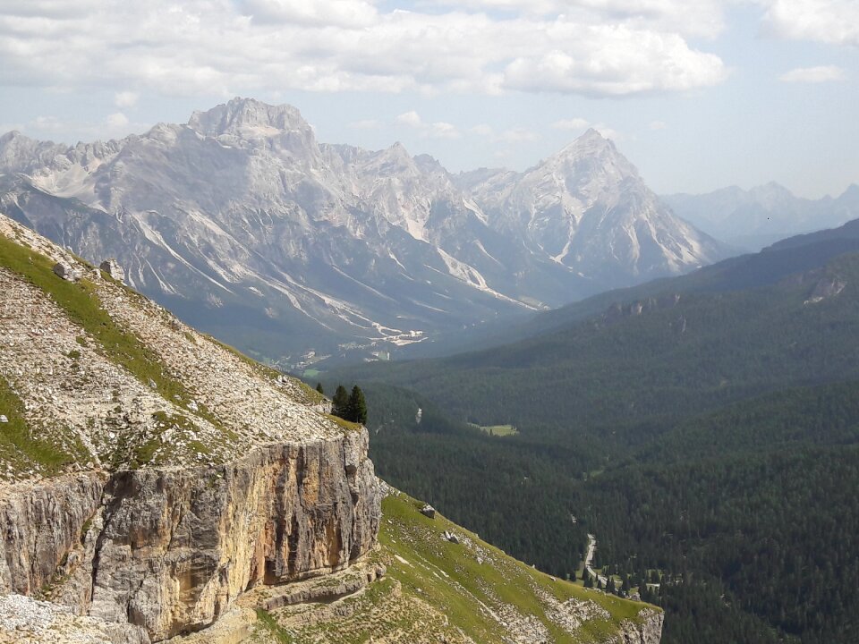 Alpe alpine panorama val gardena