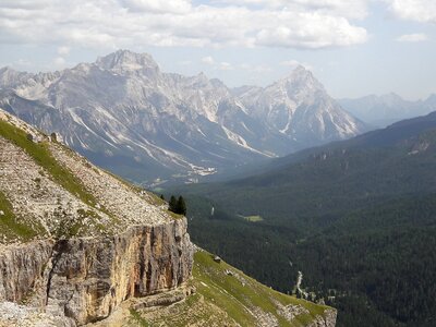 Alpe alpine panorama val gardena photo