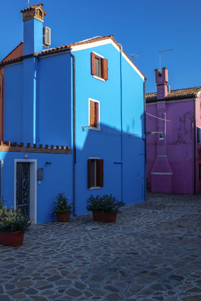 Colorful village island
