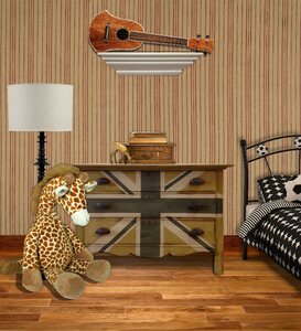 Model boy brown bedroom