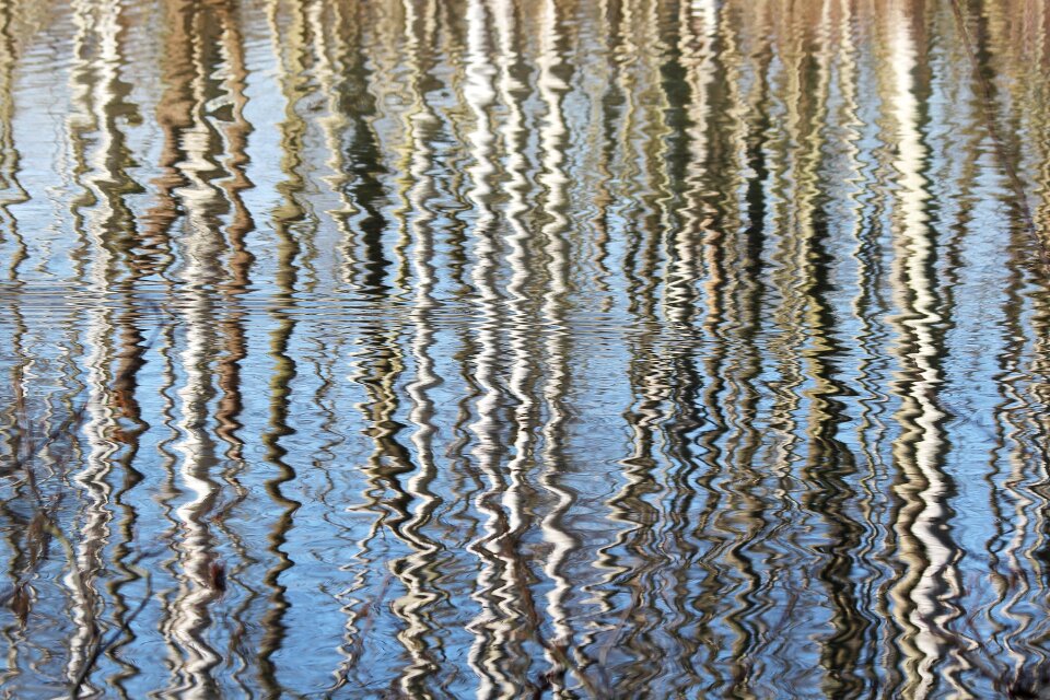 River light reflections contrast