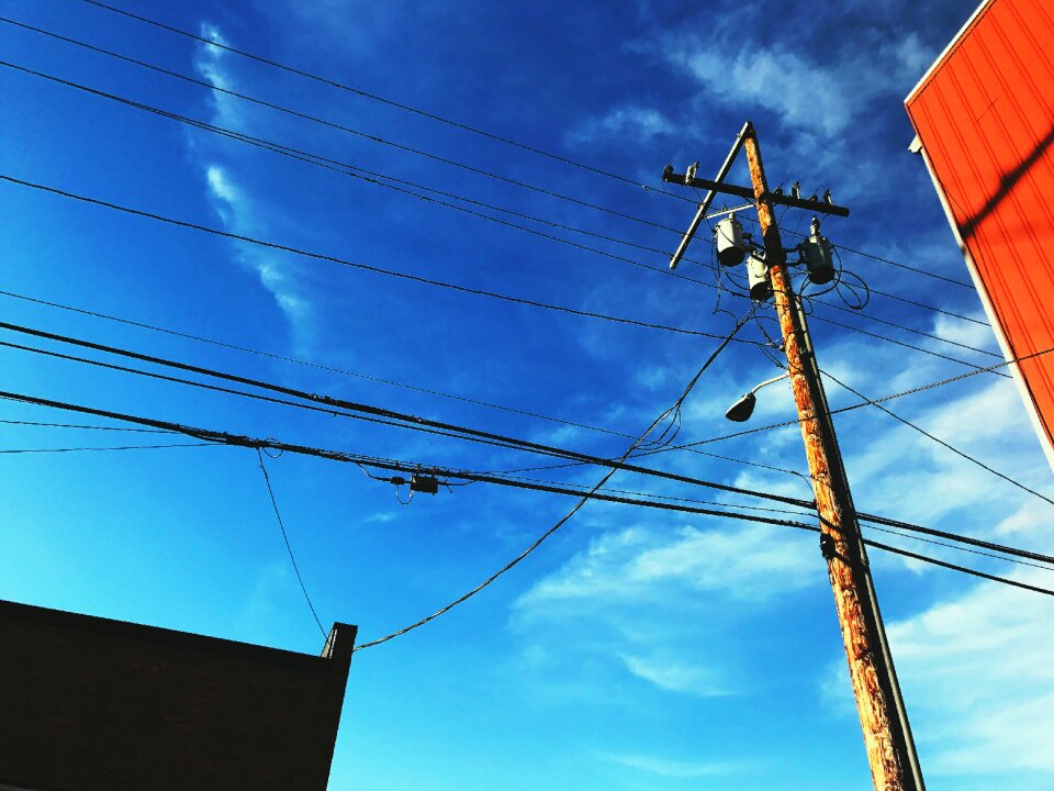 Urban grunge sky