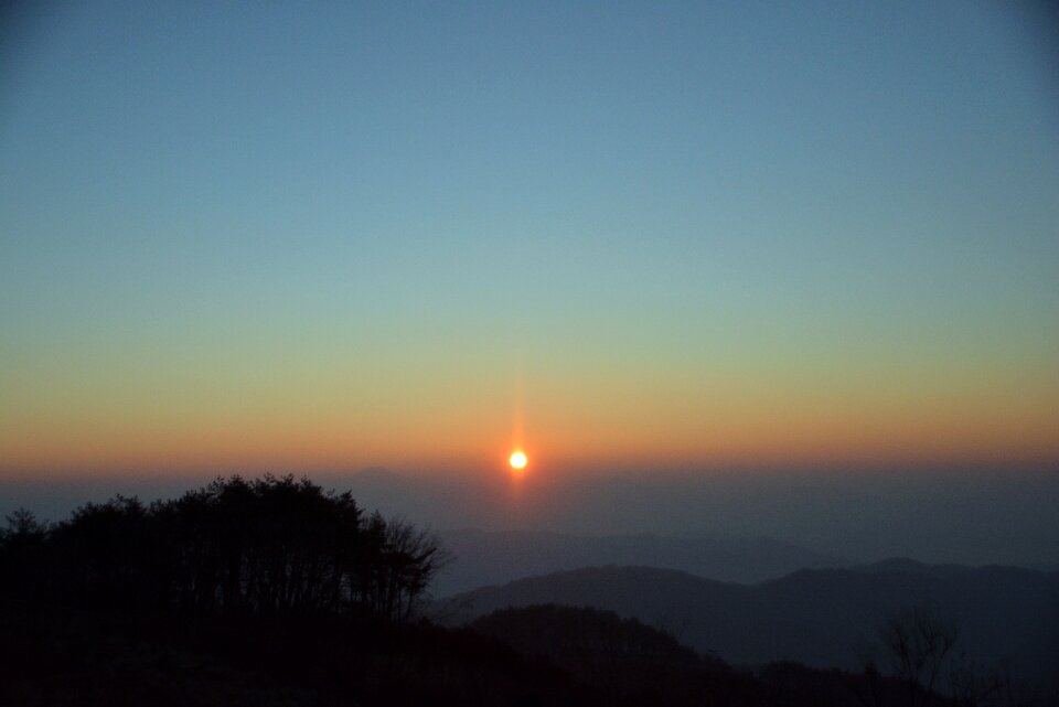 Sunrise sky horizon