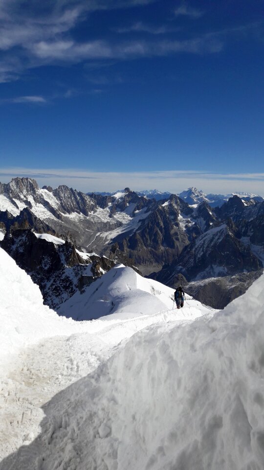 The departure of white valley chamonix mont blanc