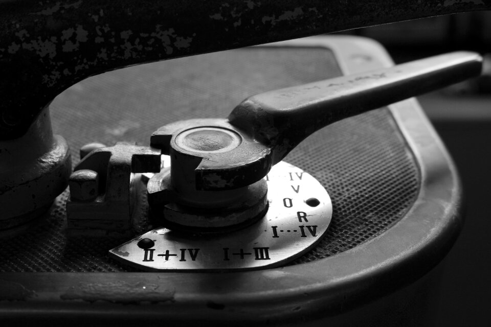 Tram historically gear lever