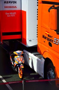 Marc marquez repsol honda team camion