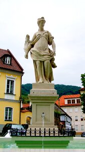 Main market square spitz austria photo