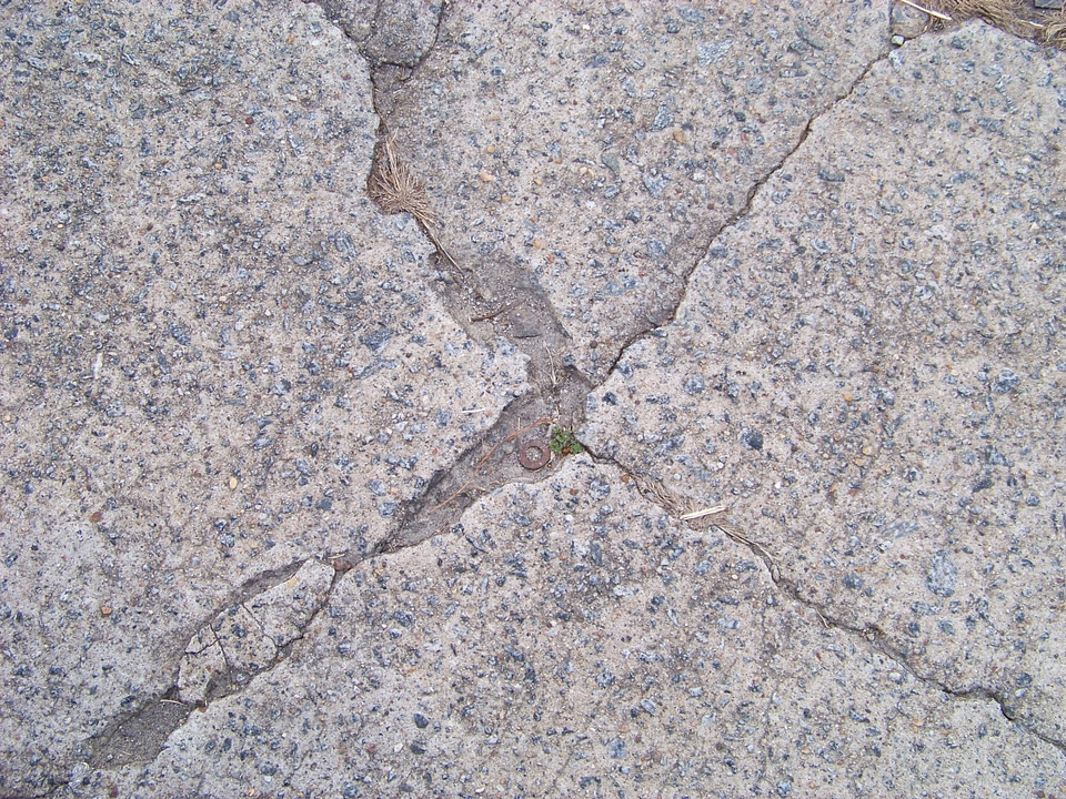 Concrete old rough