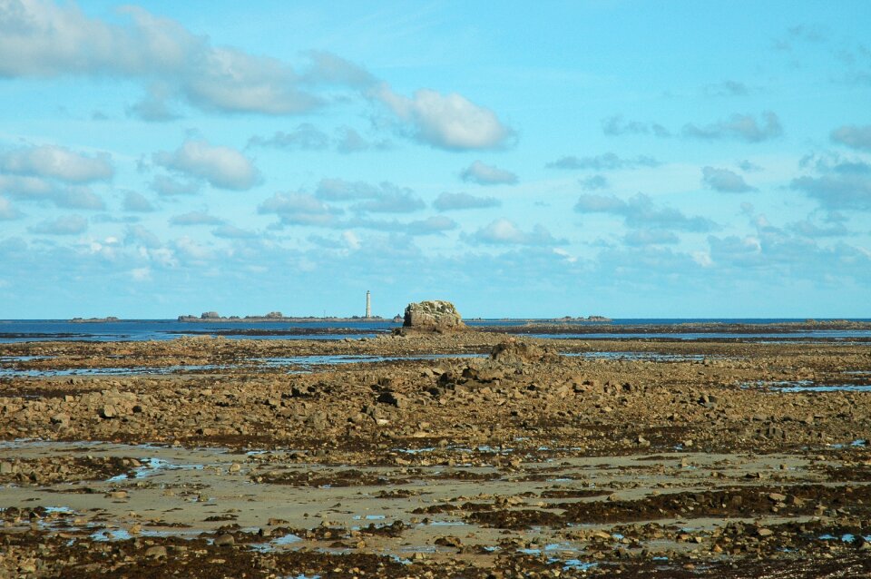 Rock lighthouse brittany