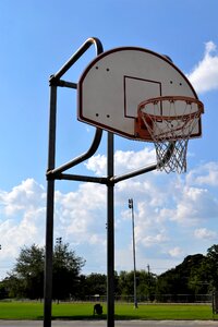 Backboard basketball rim photo