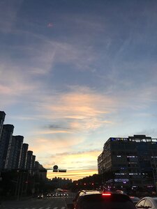 Sunset city analysis of various Free photos