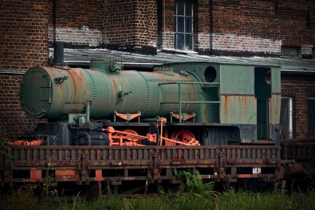 Old railway train