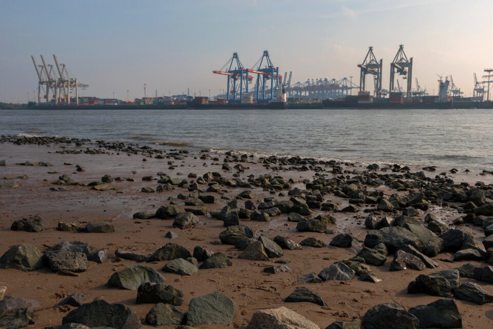 Port water port city