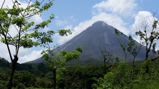 Costa rica volcano central america photo