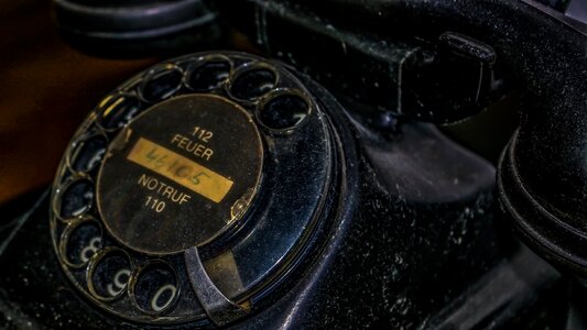 Retro vintage old phone