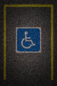 Poor physical vacancy for the physically disabled park