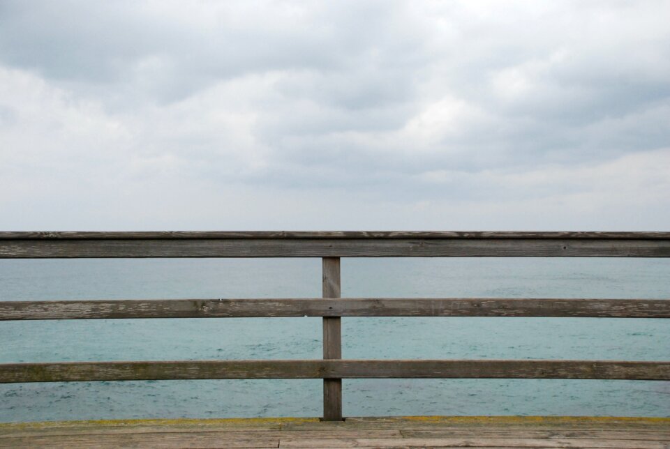 Coastal landscape horizon