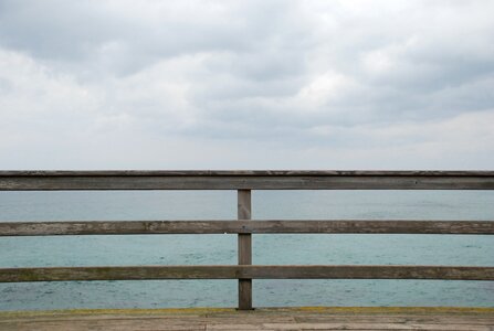 Coastal landscape horizon