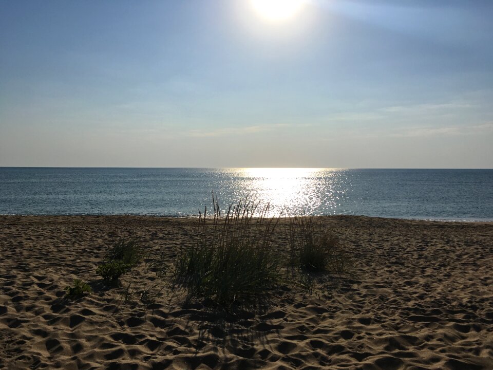 Beach serenity meditation