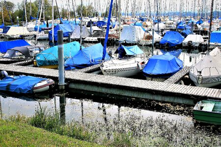 Sails lake autumn